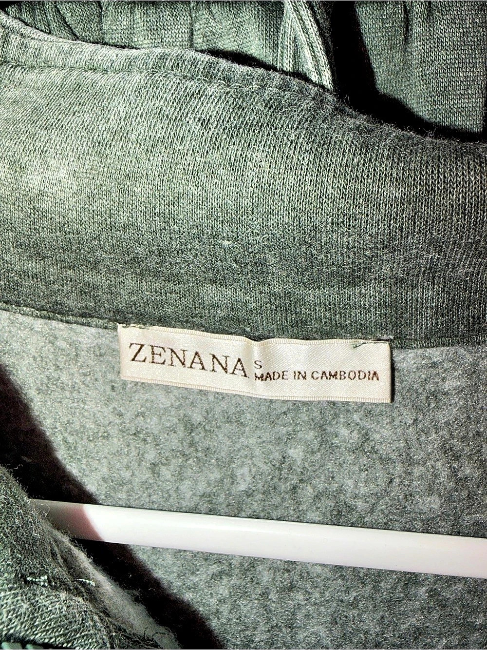 ZENANA Olive Pullover Hoodie Set - Picture 4 of 4